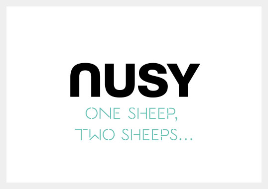 nusy ONE SHEEP, TWO SHEEPS...